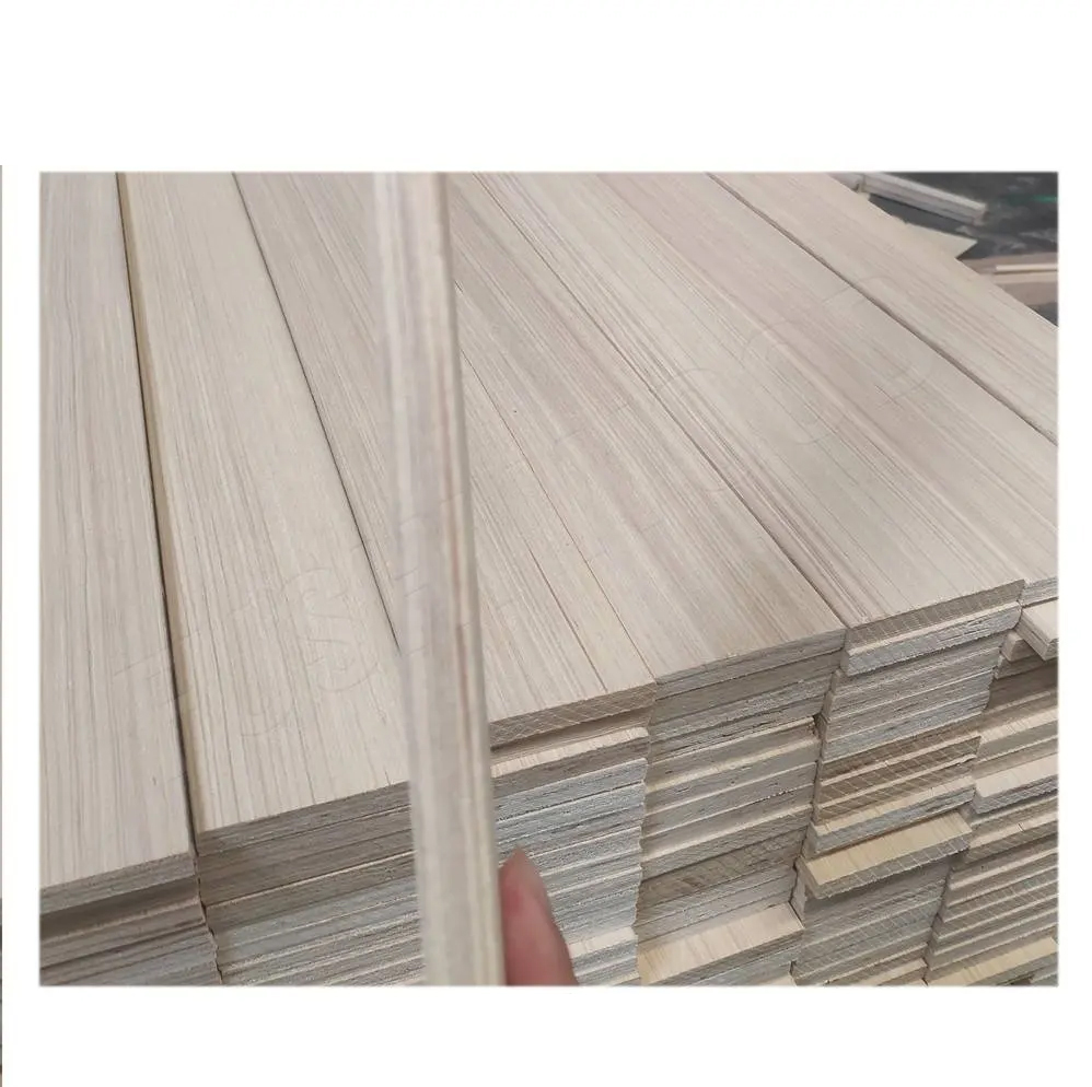 Double Side Technological wood veneer 12mm thickness lvl wooden bed slat